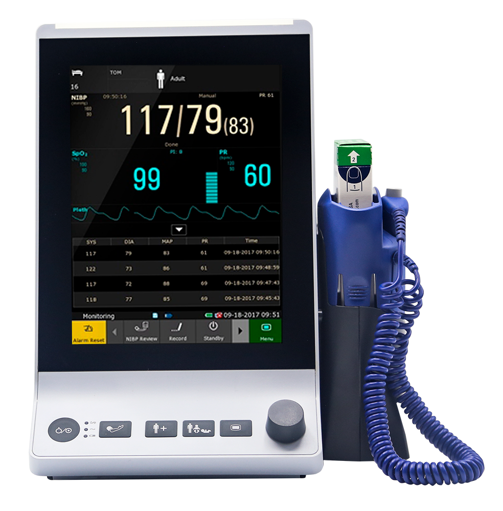 Vital Signs Monitor Edan USA Monitoring / Spot NIBP, SpO2, Temperature AC Power Cord, Battery Operated by MDPro Edan USA  ID 	IM3.NST.E